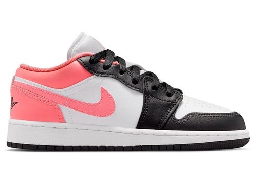 Air Jordan 1 Low Alt - Black/White/Pink Gaze - 553560-025