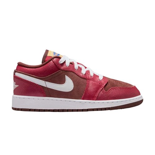 Air Jordan 1 Low - Dark Pony/Varsity Red/Coconut Milk/White - HF3202-200