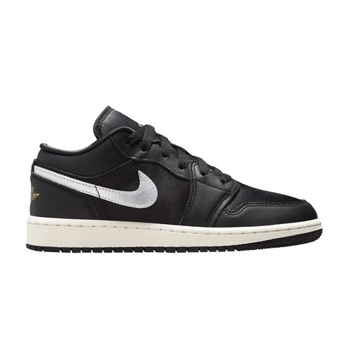 Air Jordan 1 Low SE - Black/Sail/Metallic Gold/Metallic Silver - FZ3921-001