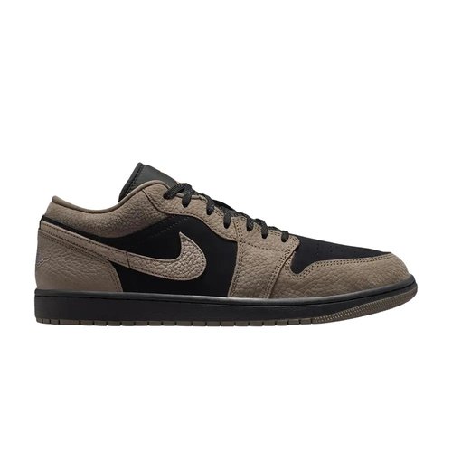 Air Jordan 1 Low SE - Black/Light Wild Mango/Olive Grey - IB7109-005