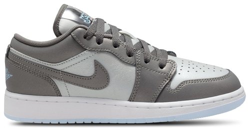 Air Jordan 1 Low SE - Flat Pewter/Photon Dust/White/Blue Chill - HV4398-014