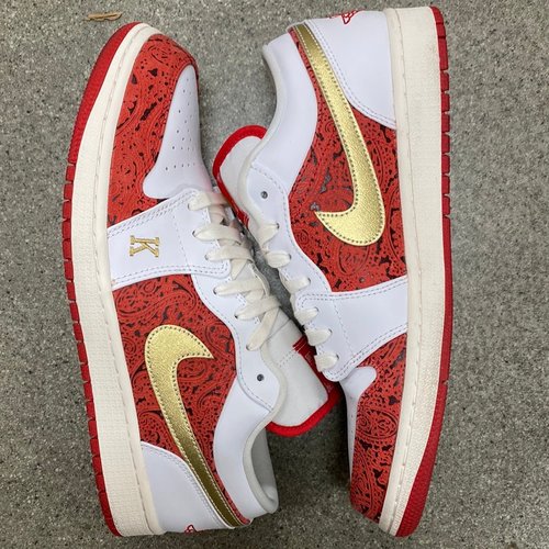 Air Jordan 1 Low Spades Size 10 'Worn' Solesense