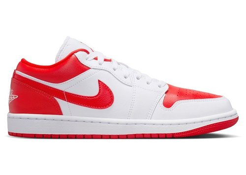 Air Jordan 1 Low - White/Chile Red - DC0774-110