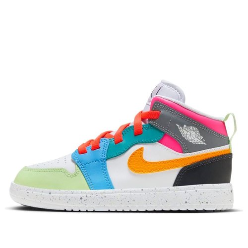 Air Jordan 1 Mid ALT SE Taxi - White/Dark Shadow/Hyper Pink - FJ3462-100