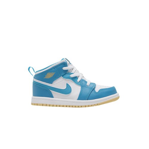 Air Jordan 1 Mid - Aquatone/White/Celestial Gold - DQ8425-400