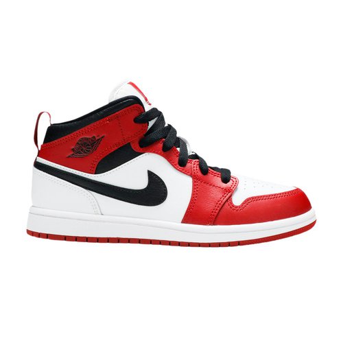 Air Jordan 1 Mid - White/Gym Red/Black - 640734-173