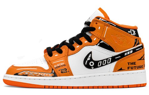 Air Jordan 1 Mid - Custom Shoes - 597375