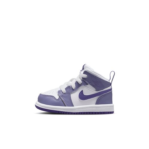Air Jordan 1 Mid - Dusty Amethyst/White/Court Purple - DQ8425-500