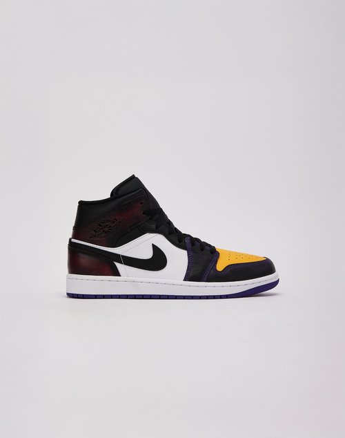 Air Jordan 1 Mid SE - True Red/White/Court Purple/Black - IQ9700-611
