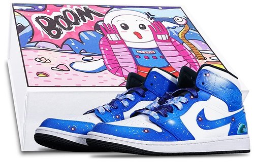 Air Jordan 1 Mid - Custom Shoes - 601205