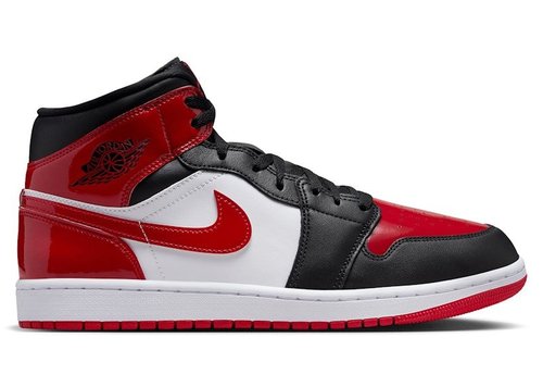 Air Jordan 1 Mid - Black/White/Varsity Red - HV4091-006