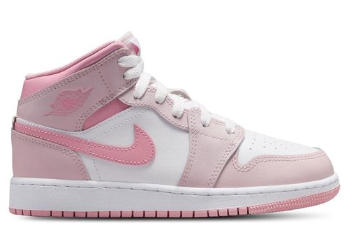 Air Jordan 1 Mid - Pearl Pink/White/Medium Soft Pink - DQ8423-600