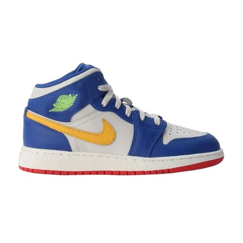 Air Jordan 1 Mid - Racer Blue/Gold/Vast Grey/Speed Red - IM6562-445