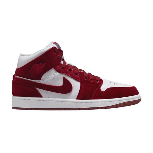 Air Jordan 1 Mid - White/Black/White/Team Red - FZ3334-100