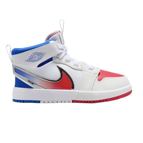 Air Jordan 1 Mid RM EasyOn - White/Racer Blue/Siren Red - FQ1282-100