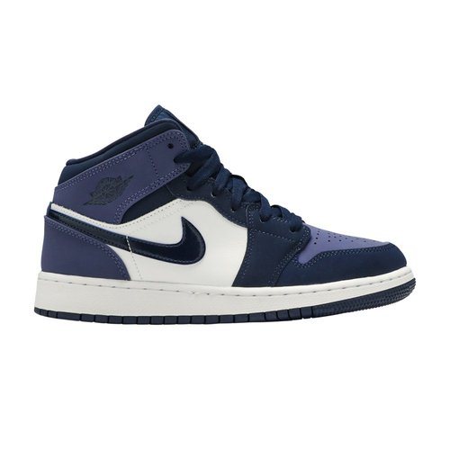 Air Jordan 1 Mid - Obsidian/Sanded Purple/White - 554725-445