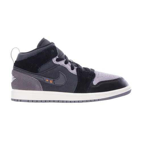 Air Jordan 1 Mid SE Craft - Black/Light Graphite/Sail/Cement Grey - DV0436-001