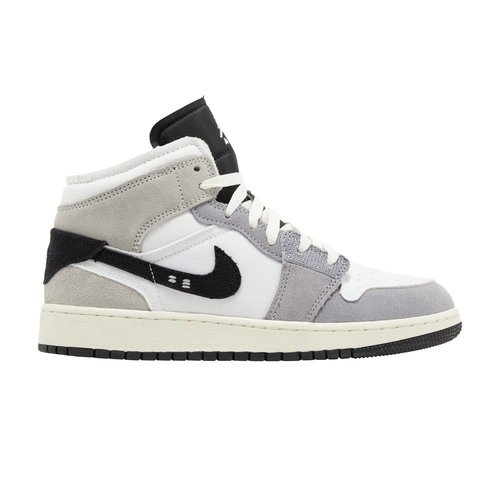 Air Jordan 1 Mid SE Craft - Cement Grey/White/Tech Grey/Black - FD9091-002