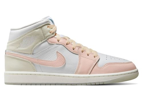 Air Jordan 1 Mid - White/Sea Glass/Glacier Blue/Guava Ice - HJ6654-100