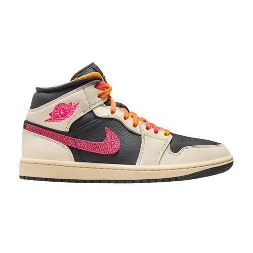 Air Jordan 1 Mid SE Edge - Pale Ivory/Black/Muslin/Racer Pink - IB7007-107