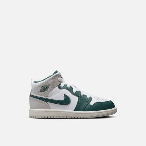 Air Jordan 1 Mid Se - White/Oxidized Green - Neutral Grey - FQ8780-103