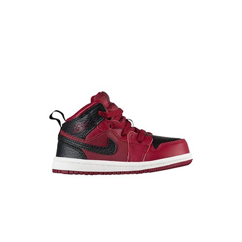 Air Jordan 1 Mid - Team Red/Black-Summit White - 640735-601