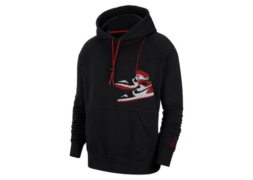 Air Jordan 1 Retro Jumpman Holiday Hoodie - Black - CT3457-010