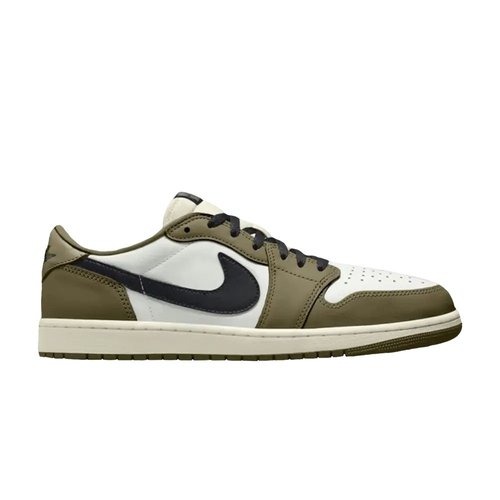 Air Jordan 1 Retro Low OG - Medium Olive/Black/Summit White - HQ6998-200