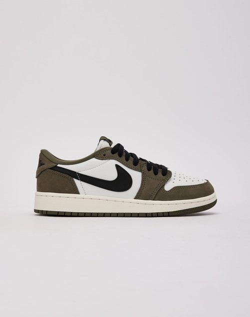 Air Jordan 1 Low - Medium Olive/Black/Summit White - HQ6999-200