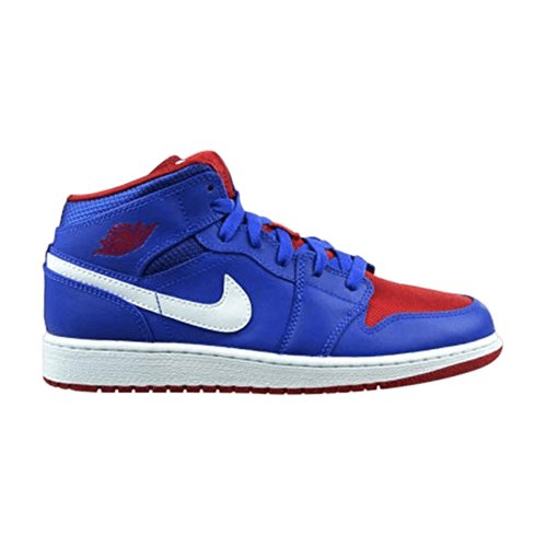 Air Jordan 1 Retro Mid - Game Royal/Game Royal-Gym/Red-White - 554725-407