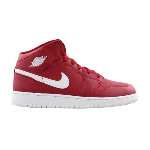 Air Jordan 1 Retro Mid - Gym Red/White-White - 554725-600