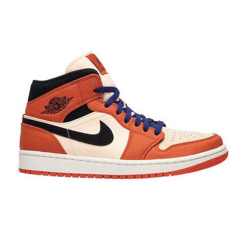 Air Jordan 1 Retro Mid SE - Team Orange/Black - 852542-800