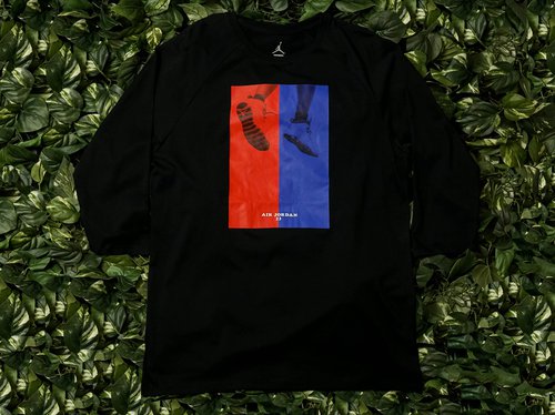 Air Jordan 10 CNXN 3/4 Raglan Tee - Aa1879-010 - AA1879-010