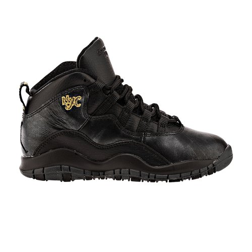 Air Jordan 10 Retro - Black/Black-Dark Grey-Metallic Gold - 310807-012