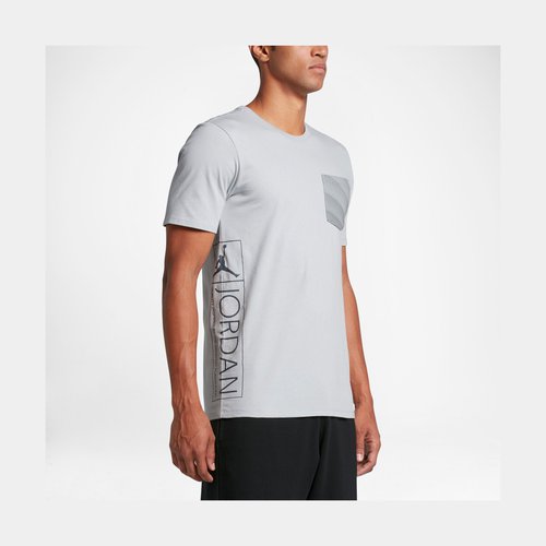 Air Jordan 12 Pocketed T-Shirt - Grey - 801587-012