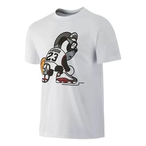 Air Jordan 13 Love Panda T-Shirt - White - 777550-100