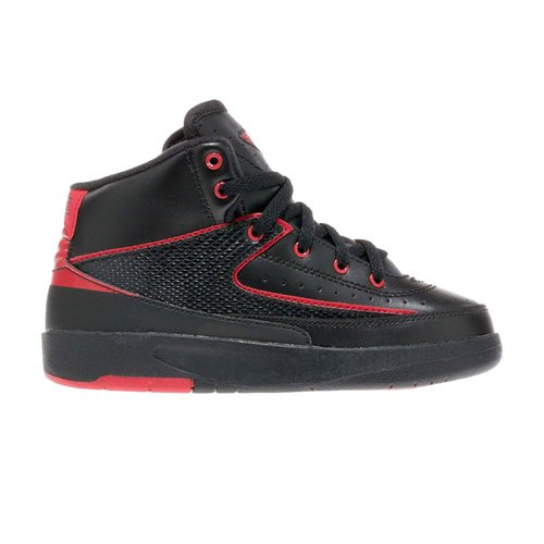 Air Jordan 2 Retro BP - Black/Varsity Red - 395719-002