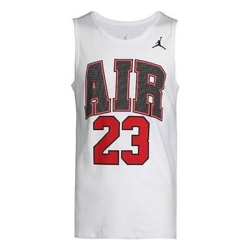 Air Jordan 23 Sportswear Tank - White/Red/Black - AA1910-100