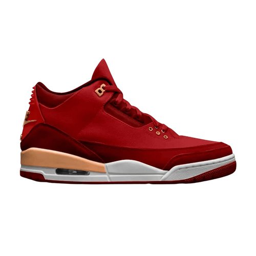Air Jordan 3 Retro - Team Red/Burgundy Crush/Coconut Milk/Metallic Gold - IO7744-600