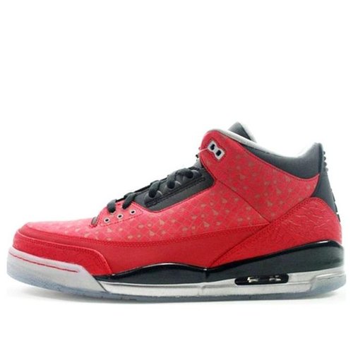 Air Jordan 3 Retro Doernbecher 2013 - Red/Goldsilver/Black - 437536-600B