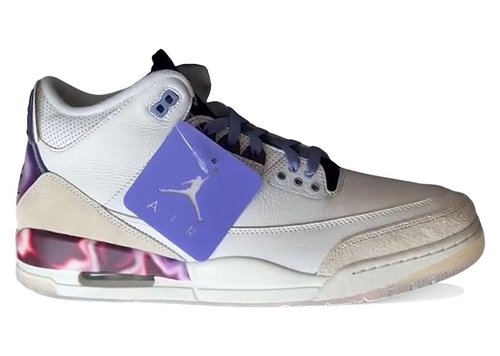 Air Jordan 3 Retro EYBL 2025 - White/Cream/Purple - AJ3-1981687
