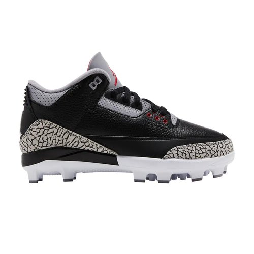Air Jordan 3 Retro MCS - Black/Cement Grey/White/Fire Red - FZ8627-001