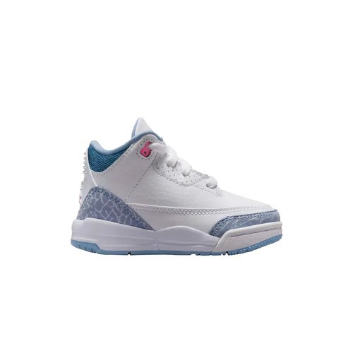 Air Jordan 3 Retro ' | Size 10 - White/Cobalt Blue Bliss/Football Grey - HQ0782-101