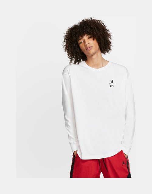 Air Jordan 4 Legacy Long Sleeve T-Shirt - White - CJ9077-100