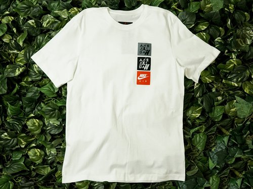 Air Jordan 4 Legacy Woven Label T-Shirt - White - CI9875-100