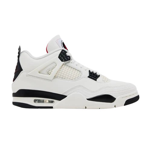 Air Jordan 4 Retro - Sail/Black/University Red - IM4002-100