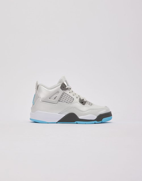 Air Jordan 4 Retro - Photon Dust/Flat Pewter/White/Blue Chill - HV4682-014