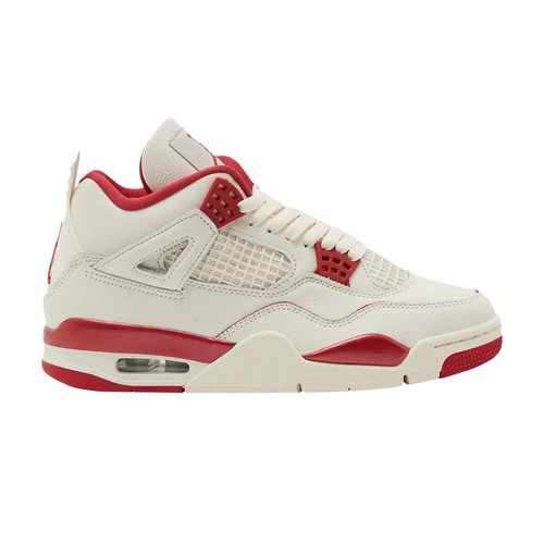 Air Jordan 4 Retro - Pale Ivory/Sierra Red/Tough Red - HV0823-108