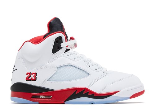 Air Jordan 5 Retro 2025 - White/Black/Fire Red - HQ7978-101