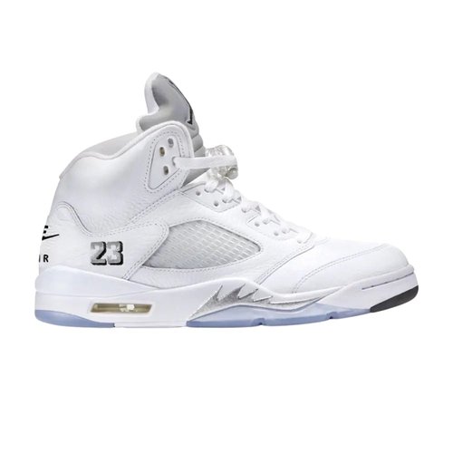 Air Jordan 5 Retro 2026 - White/Metallic Silver/Black - HQ7978-103